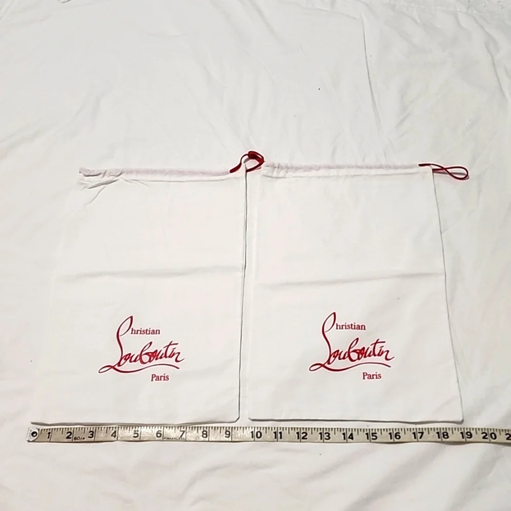 2 Christian Louboutin Paris Dust Bags - Picture 4 of 5